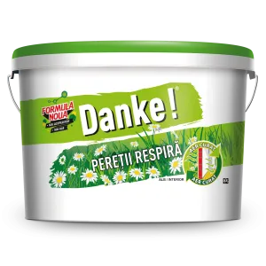 Краска для стен 2,5 л Peretii Respira Danke!